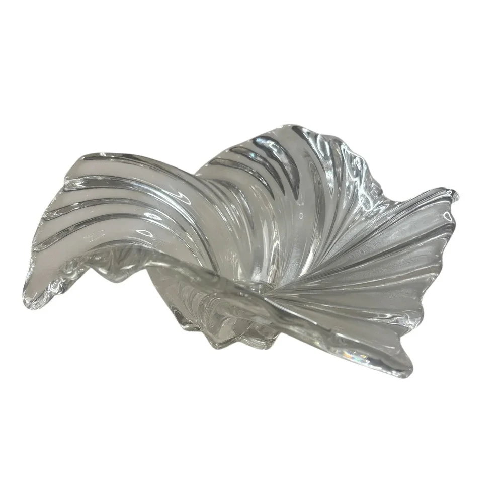 Mikasa Belle Epoque Centerpiece Fruit Bowl‎ Crystal Glass 12.5